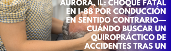 Aurora, IL: Choque Fatal en I-88 por Conducción en Sentido Contrario—Cuándo Buscar un Quiropráctico de Accidentes Tras un Choque Fronta