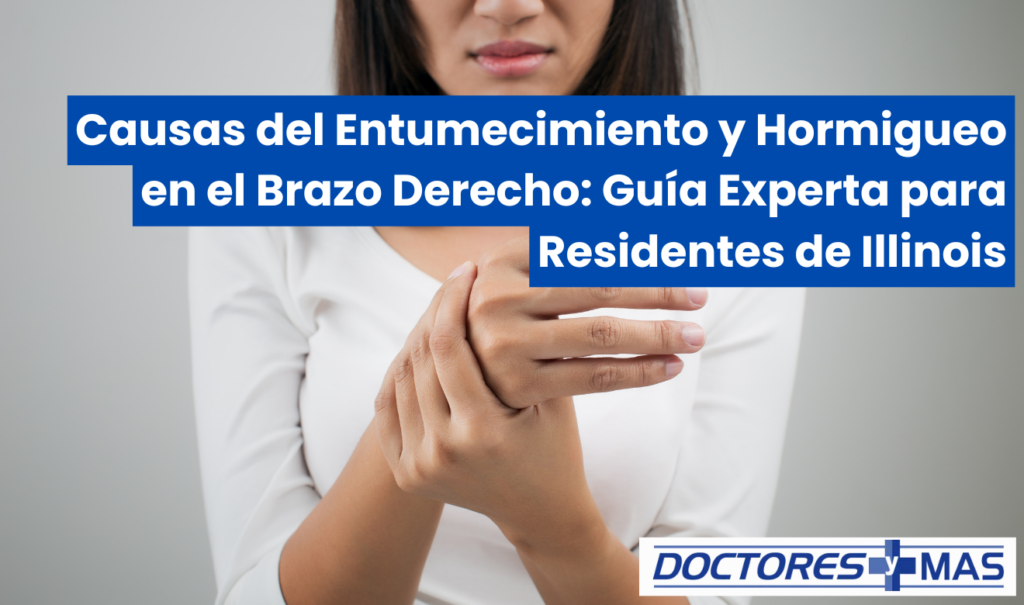 entumecimiento y hormigueo en el brazo derecho