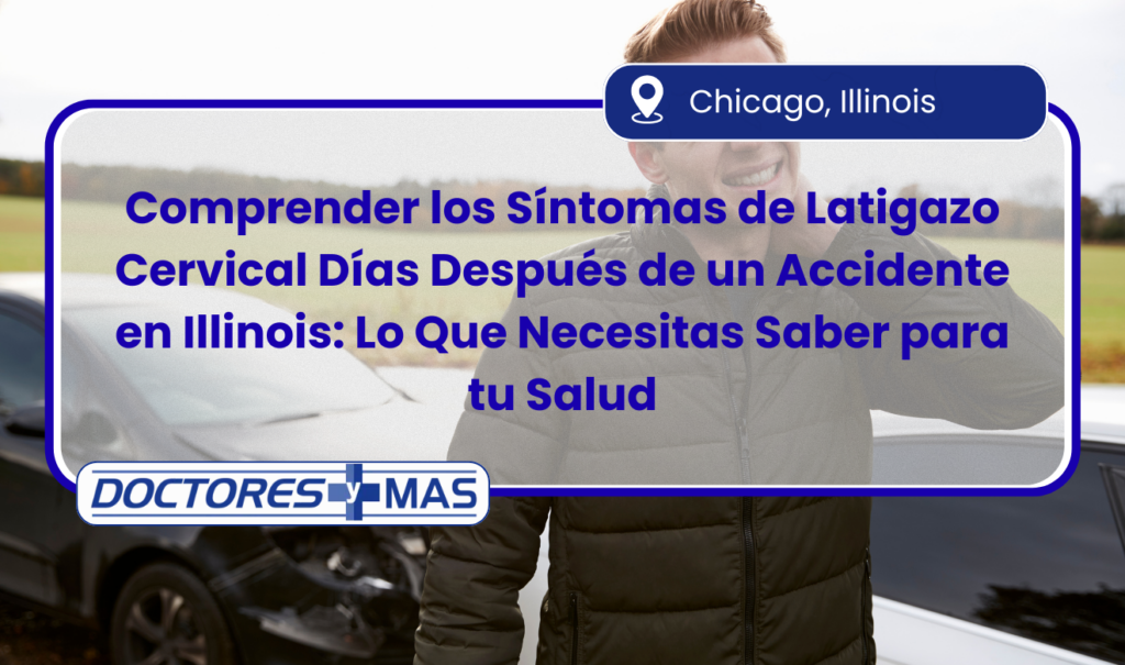 síntomas de latigazo cervical días después de un accidente