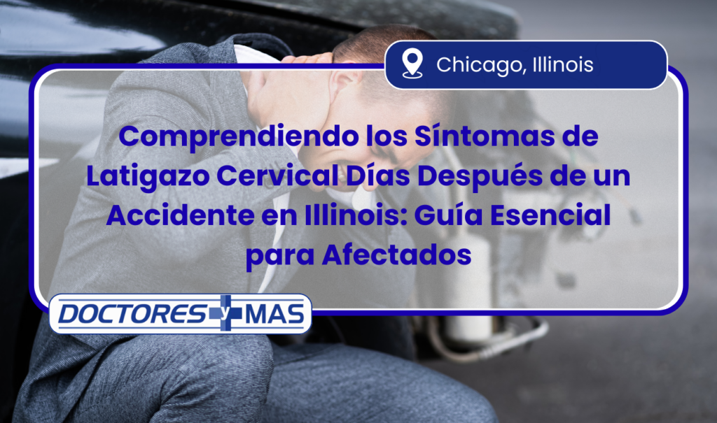 síntomas de latigazo cervical días después de un accidente