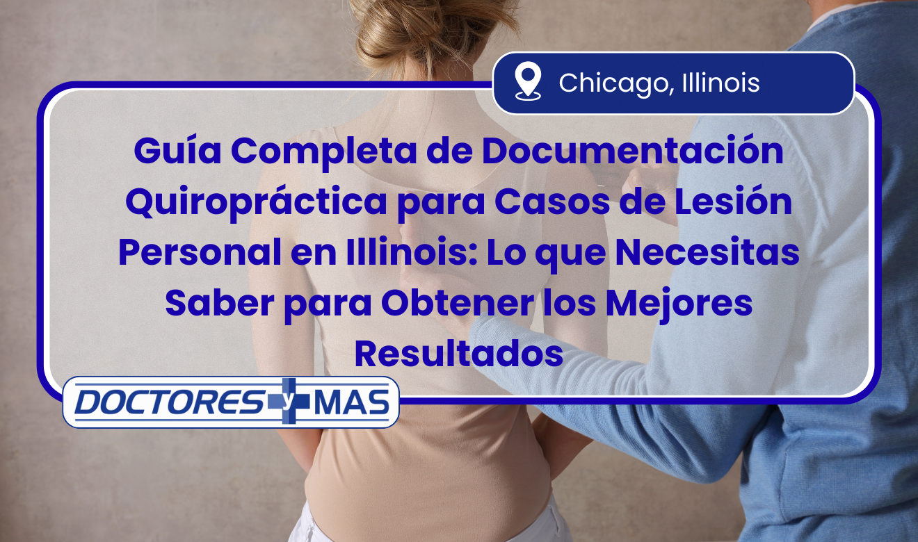 documentación quiropráctica para caso de lesión personal