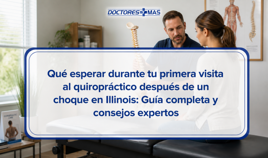 Qué esperar durante tu primera visita al quiropráctico después de un choque en Illinois: Guía completa y consejos expertos